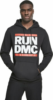 Φούτερ με Κουκούλα Run DMC Φούτερ με Κουκούλα Logo Μαύρο M - 1