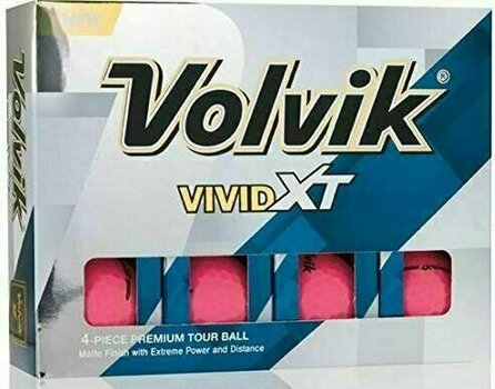 Μπάλες Γκολφ Volvik Vivid XT Pink - 1