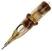 Tattoo Needle Cartridges Kwadron Round Shader Cartridge Long Taper 35/9RSLT 0,35 mm 1 pc