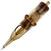 Тату-картриджі з голками Kwadron Round Liner Картридж Long Taper 25/7RLLT 0,25 mm 1 шт.