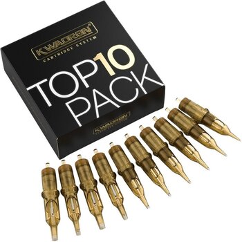 Kartridże igły do tatuażu Kwadron Top10 Pack Most Popular Sample Zestaw cartridge 10 szt. - 1