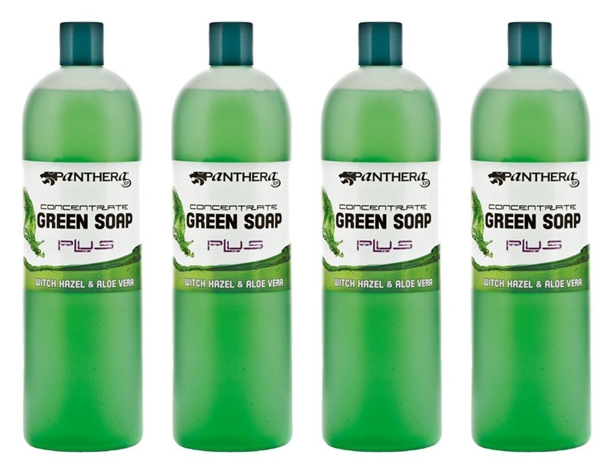 Tattoo-verbruiksmaterialen Panthera Concentrate Green Zeep 4 x 1000 ml 4 stuks