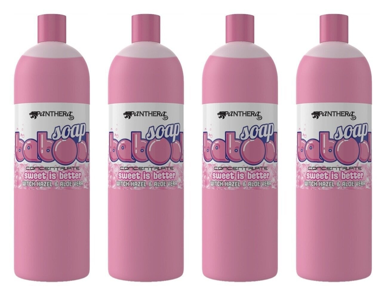 Tattoo-verbruiksmaterialen Panthera Babool Zeep 4 x 1000 ml 4 stuks