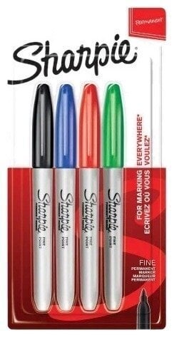 Markeri i olovke za tetoviranje Sharpie Fine & Ultra Fine Marker olovka 0,9 mm Miješati 4 kom