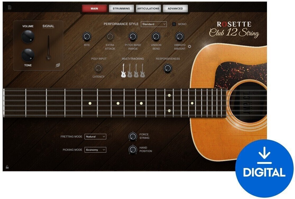 VST Instrument Impact Soundworks Rosette Club 12 String (Producto digital)