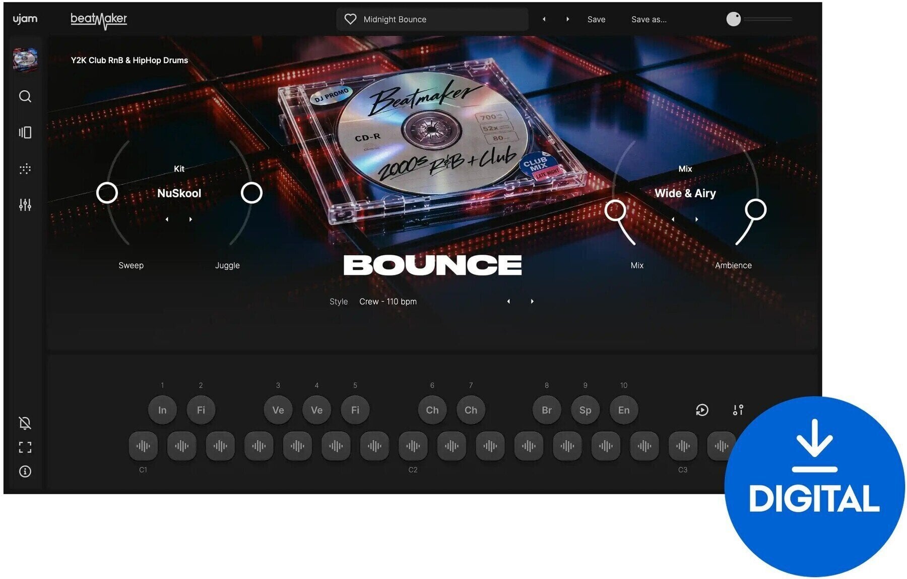 VST Instrument UJAM Beatmaker BOUNCE Loyalty Offer (Producto digital)