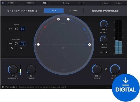 Procesador de efectos de complemento de software Sound Particles Energy Panner 2 (Producto digital) - 1