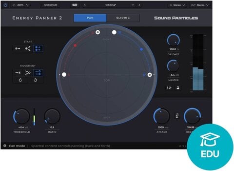 Procesador de efectos de complemento de software Sound Particles Energy Panner 2 - EDU (Producto digital) - 1