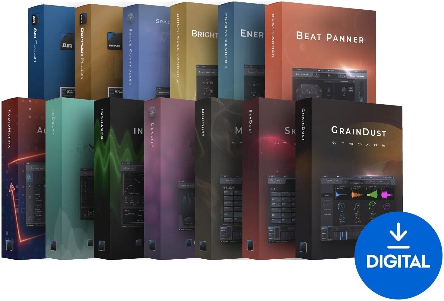 Procesador de efectos de complemento de software Sound Particles Spatial Music V (Producto digital)