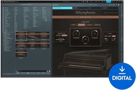 VST Instrument MELDA MSymphonia: Bells & Mallets (Produkt cyfrowy) - 1