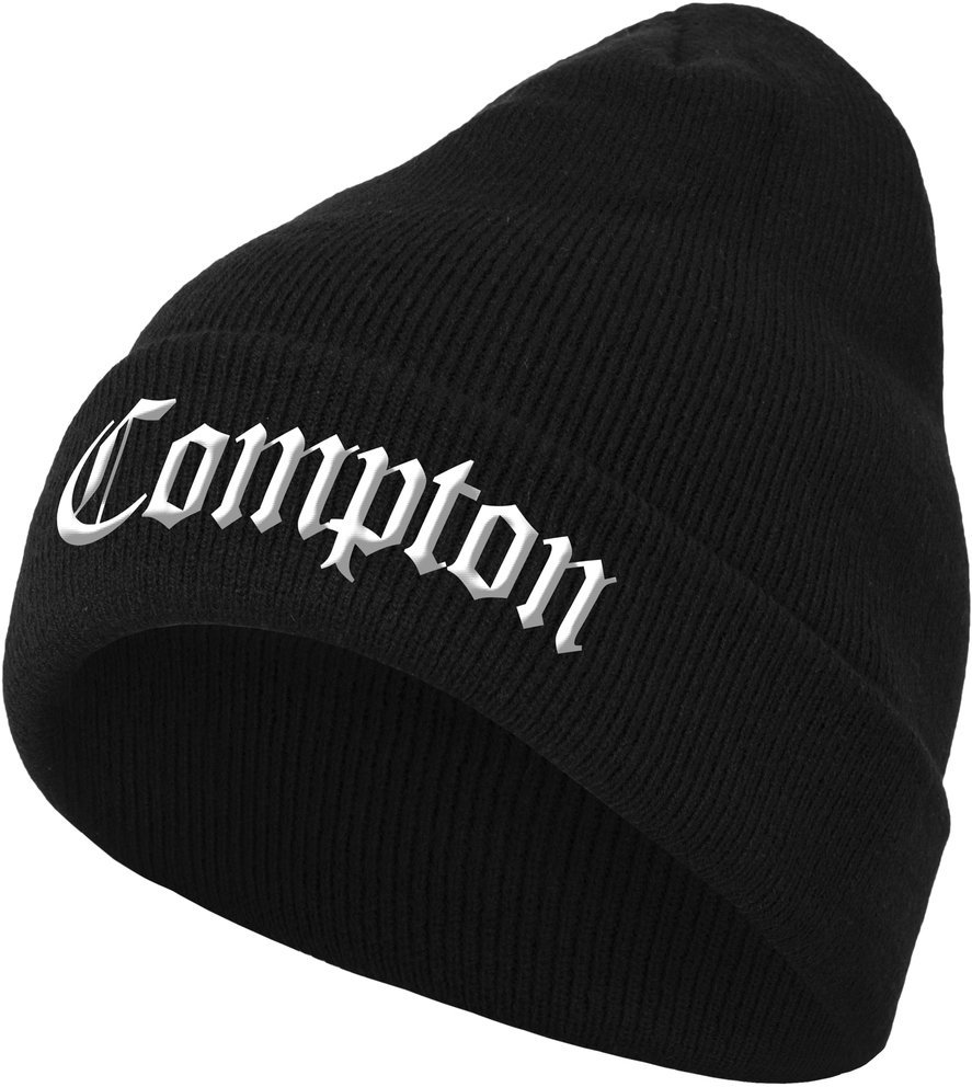 шапка Compton шапка Beanie Черeн