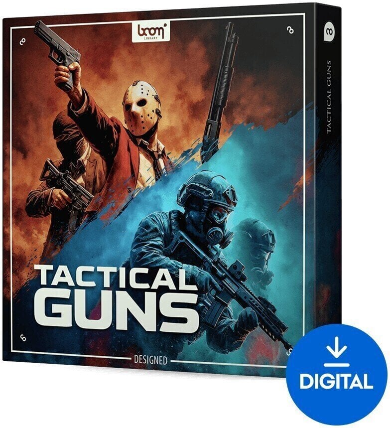 Biblioteca de muestras/sonidos BOOM Library Boom Tactical Guns DESIGNED (Producto digital)