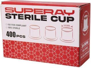 Forbruksmateriell til tatovering Superay Sterile Ink Cups 14 x 12 mm 400 pcs