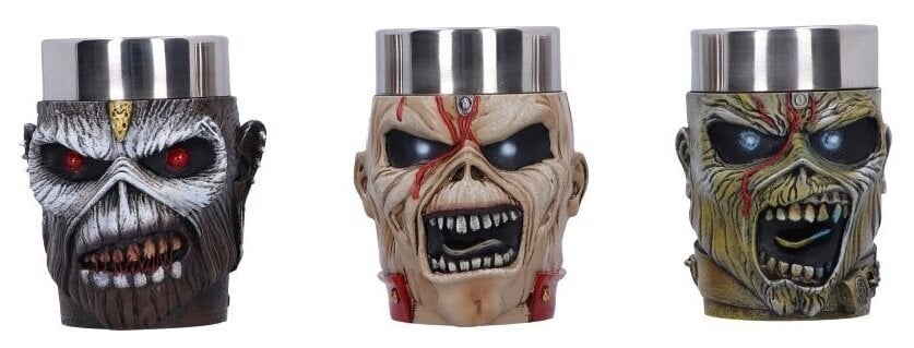 Taza / Vaso / Botella Iron Maiden Eddie Set 3 pcs Chupito