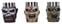 Taza / Vaso / Botella Iron Maiden Eddie Set 3 pcs Chupito