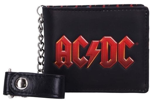 Cartera AC/DC Logo Lightning Leather with Chain Cartera - 1