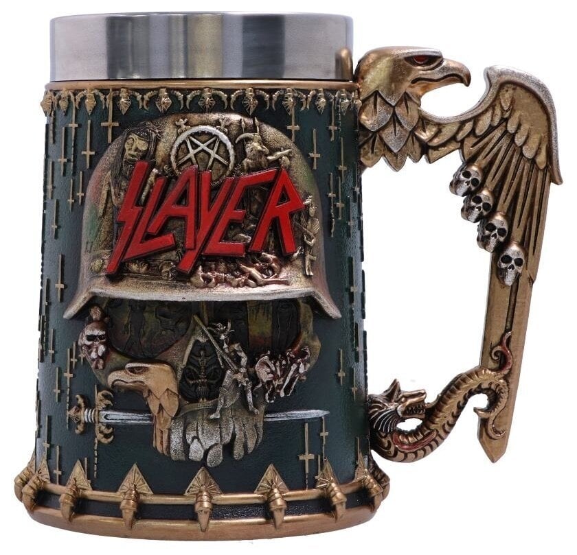 Taza / Vaso / Botella Slayer Eagle Helmet Skull Logo Jarra