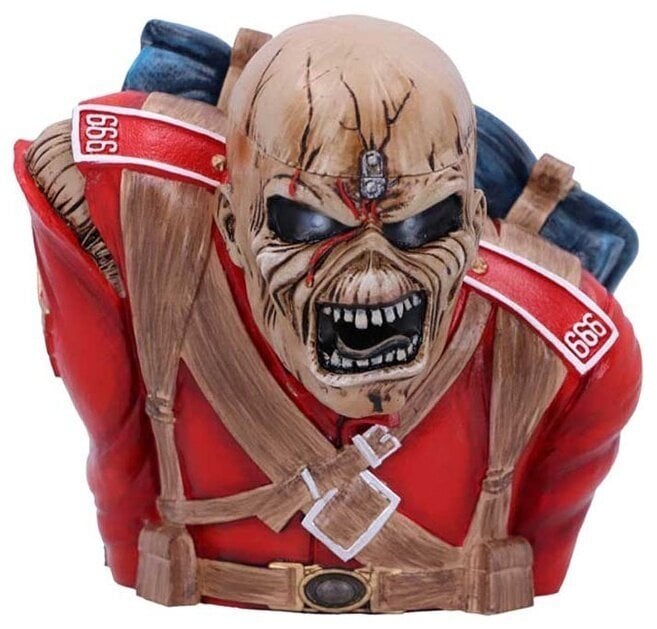 Figura coleccionable Iron Maiden The Trooper Bust Caja decorativa 12 cm