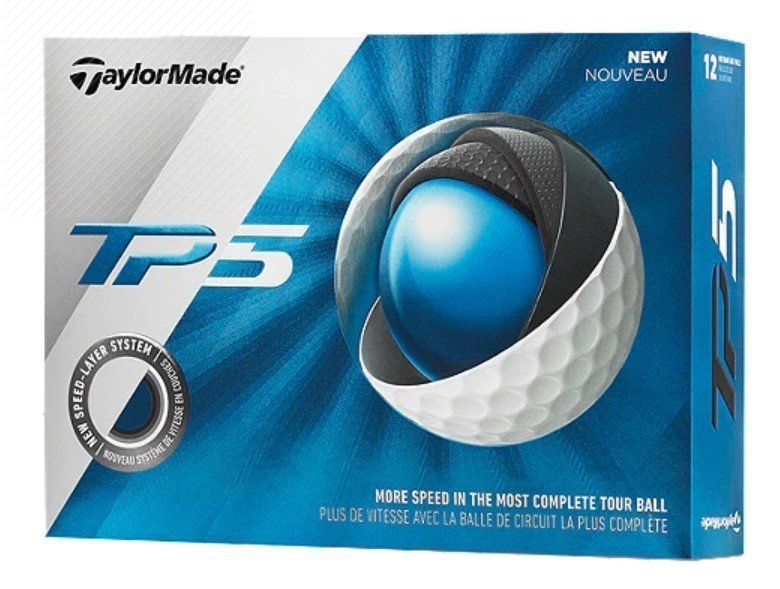 Нова топка за голф TaylorMade TP5 Golf Balls 12 Pack 2019