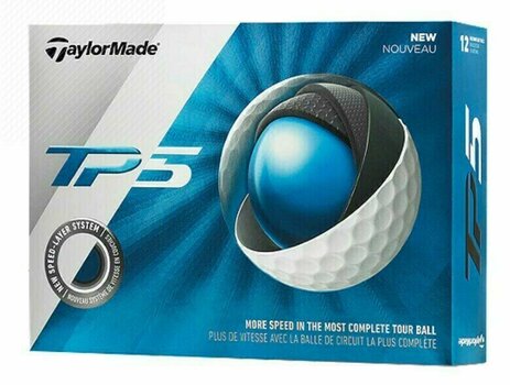 Golf Balls TaylorMade TP5 Golf Balls 12 Pack 2019 - 1