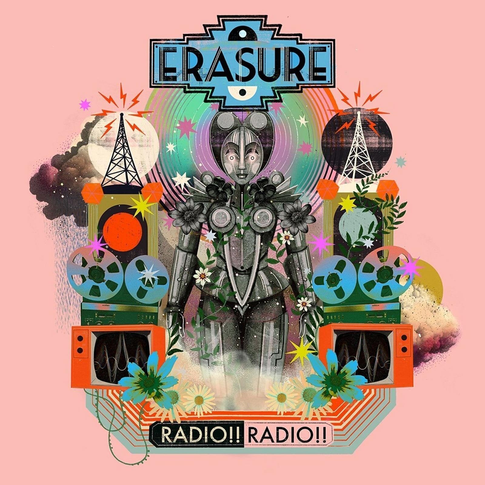 LP ploča Erasure - Radio!! Radio!! (Indie Exclusive) (Pink Coloured) (LP)