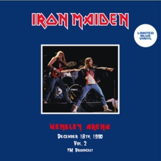 Vinyl Record Iron Maiden - Wembley Arena 1990 Vol. 2 (Limited Edition) (Blue Coloured) (LP)