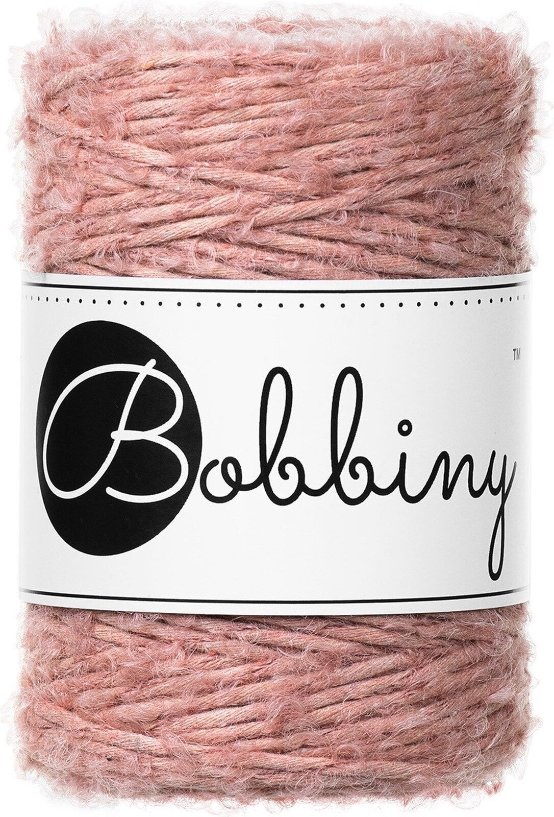 Мотузка Bobbiny Boucle Macrame Cord 1,5 мм 100 m Blush Мотузка