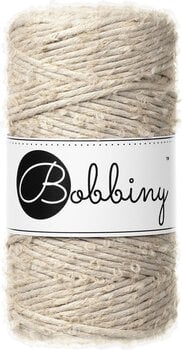 Cord Bobbiny Boucle Macrame Cord 3 mm 100 m Beige Cord - 1