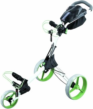 Manuální golfové vozíky Big Max IQ+ White/Lime/Grey Manuální golfové vozíky - 1