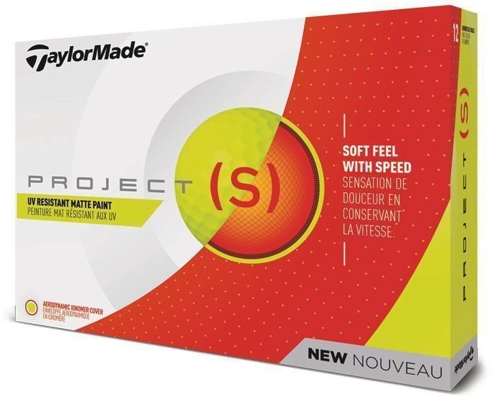 Nova loptica za golf TaylorMade Project (s) Matte Yellow