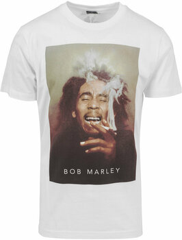 Koszulka Bob Marley Koszulka Smoke White S - 1