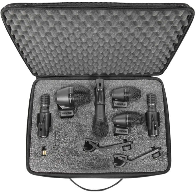 Mikrofon-Set für Drum Shure PGADRUMKIT6 Mikrofon-Set für Drum