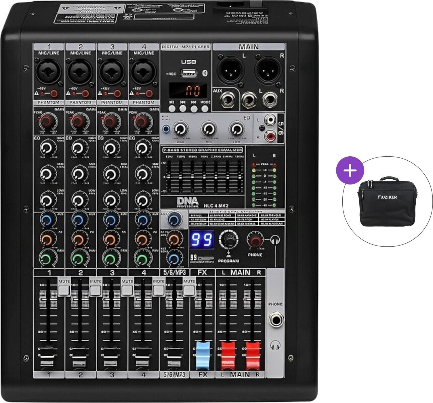 Miksebord DNA HLC 4 MK2 Basic SET Miksebord
