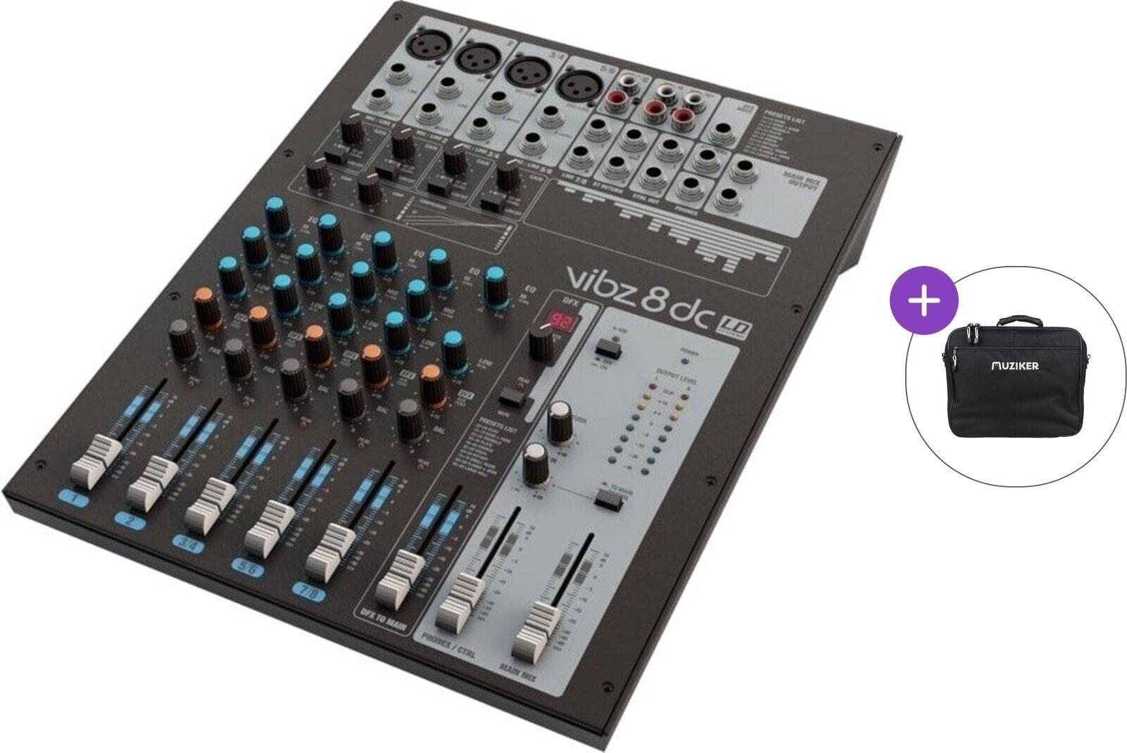 Аналоговий мікшер LD Systems VIBZ 8 DC Basic SET Аналоговий мікшер