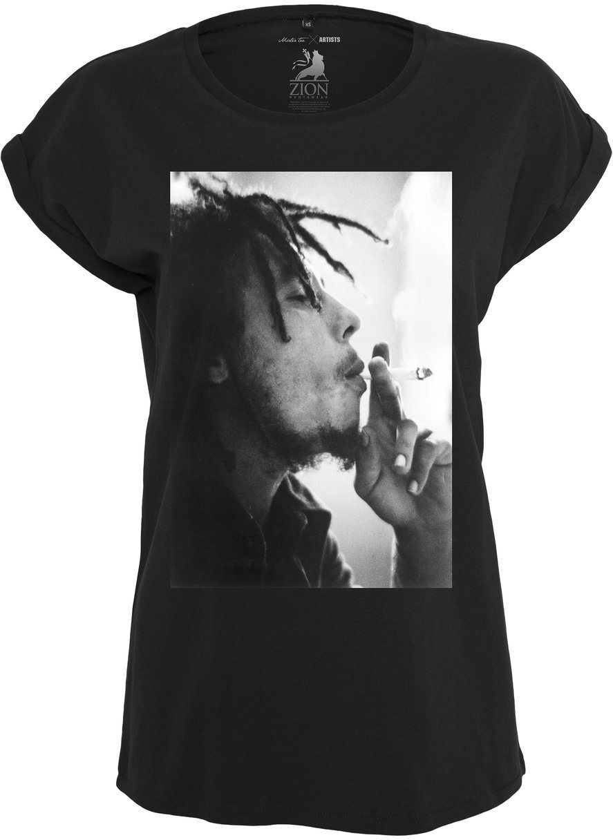 Tričko Bob Marley Tričko Smoke Čierna XS