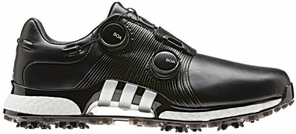 Calçado de golfe para homem Adidas Tour360 XT Twin BOA Mens Coreblack/Silvermet/Coreblack 9 - 1