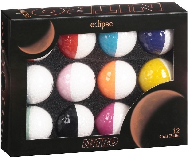 Palle da golf Nitro Eclipse White Multi