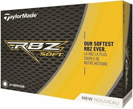 Golf Balls TaylorMade RBZ Soft Yellow 12 Pack 2019 - 1