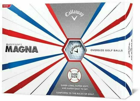 Golf žogice Callaway Supersoft Magna Golf Balls 19 White 12 Pack - 1