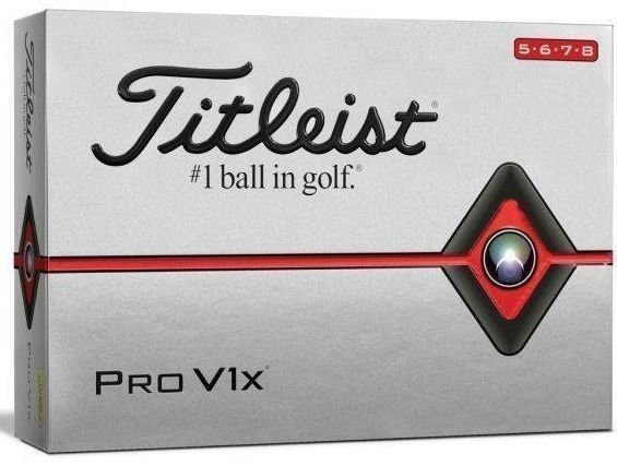Нова топка за голф Titleist Pro V1x High Numbers 2019 Dz