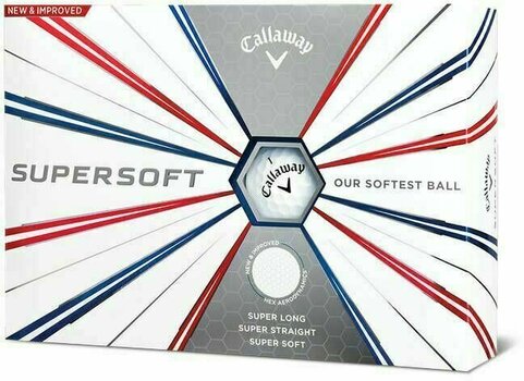 Μπάλες Γκολφ Callaway Supersoft Golf Balls 19 12 Pack - 1