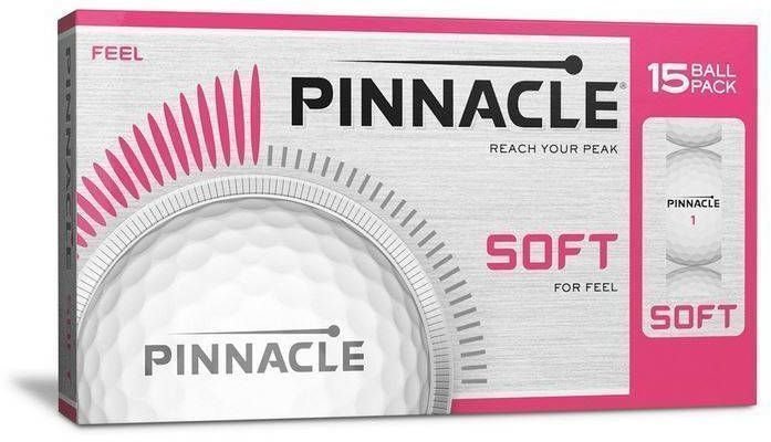 Pelotas de golf Pinnacle Soft Pink Play# 15 Ball
