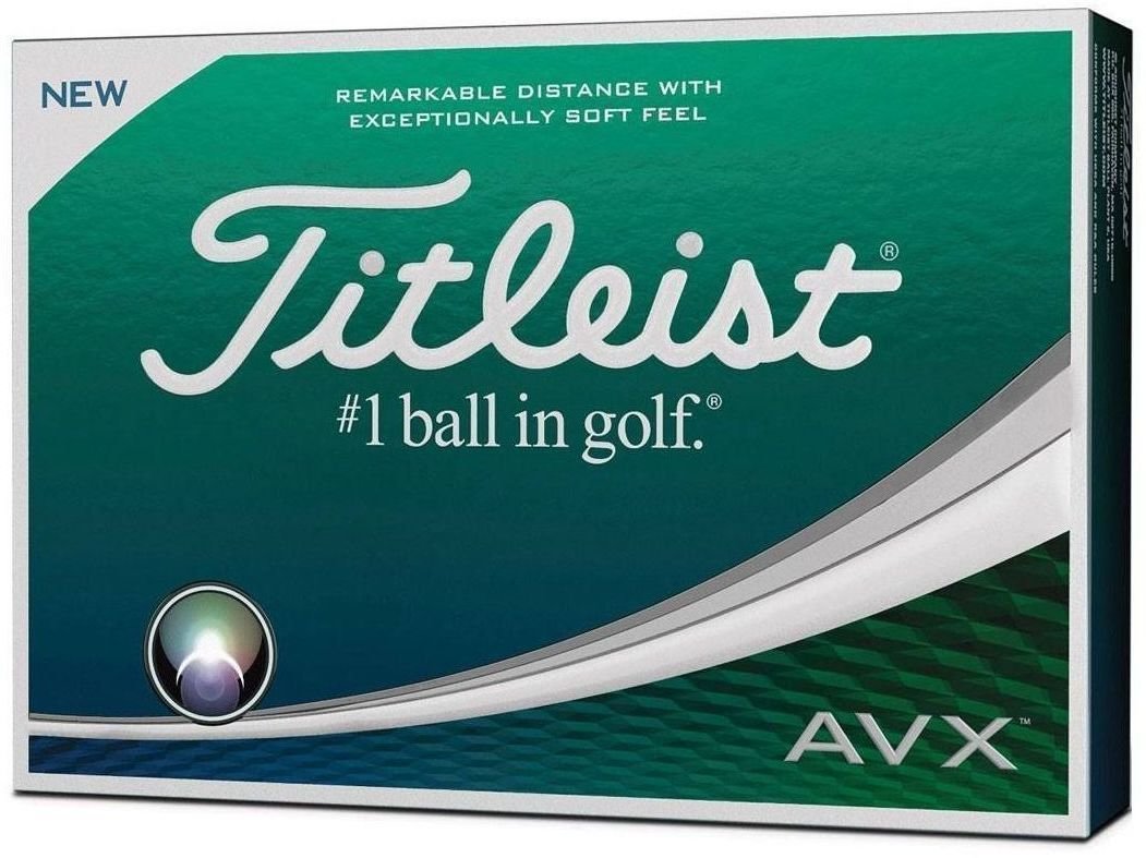 Golfová loptička Titleist AVX Golf Balls White 12 pack