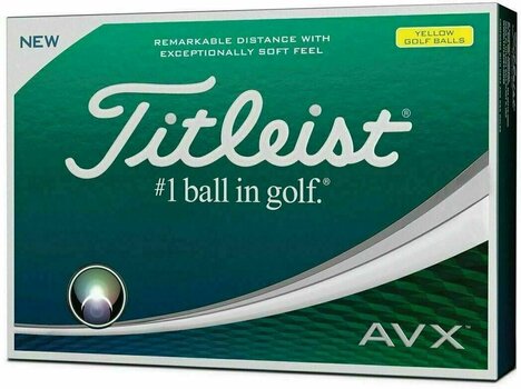 Palle da golf Titleist AVX Golf Balls Yellow 12 pack - 1