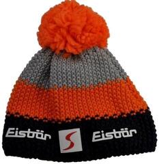 Eisbär Star Pompon Skipool kids Beanie Dark Cobalt/Orange/Grey Eisbär Star Pompon Skipool kids Beanie Dark Cobalt/Orange/Grey