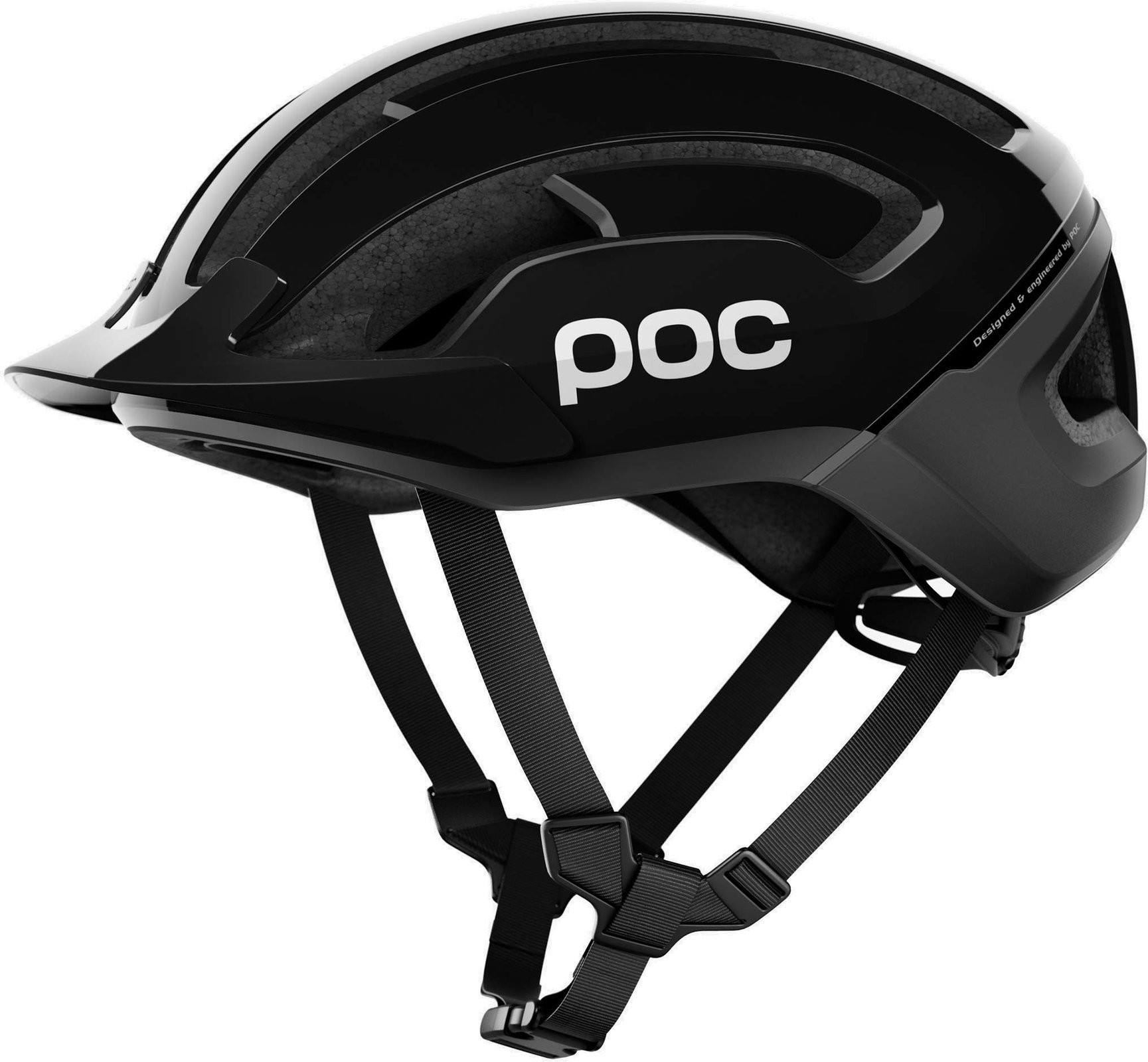 Bike Helmet POC Omne Air Resistance SPIN Uranium Black 56-62 Bike Helmet