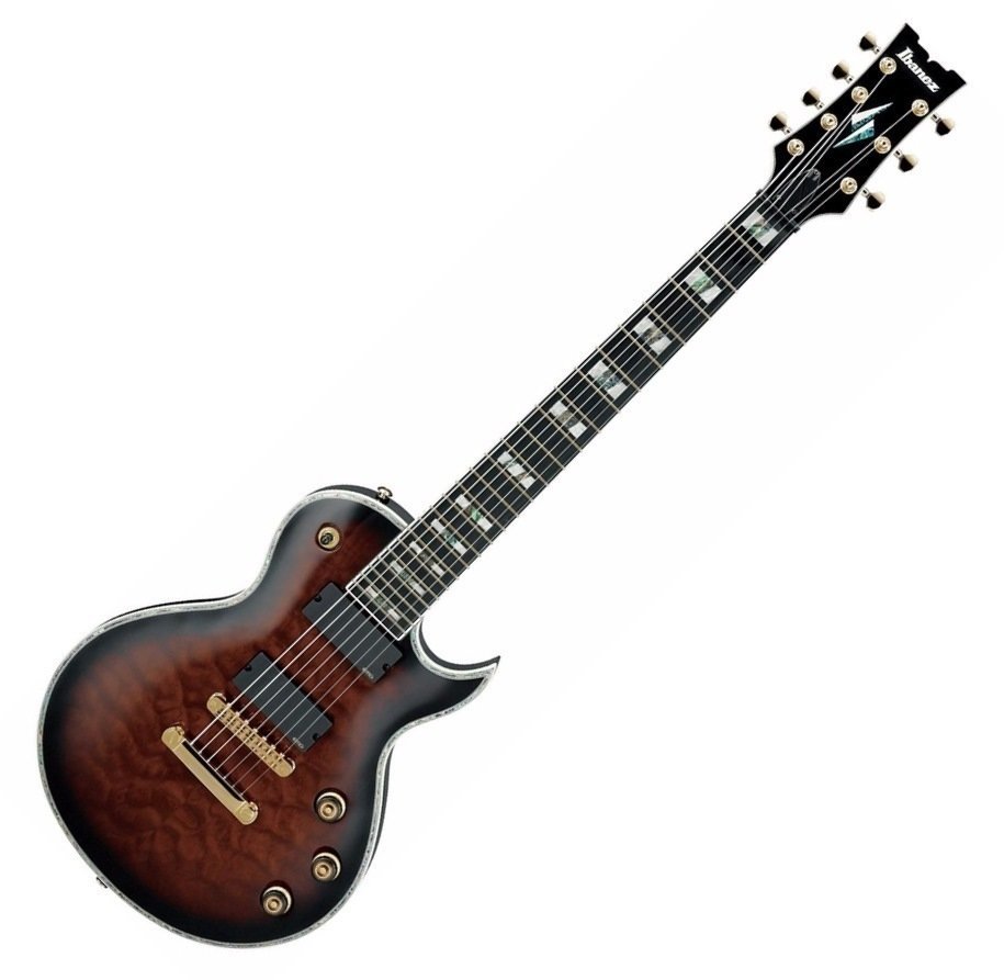 7-string Electric Guitar Ibanez ARZIR27FB Dark Brown Sunburst