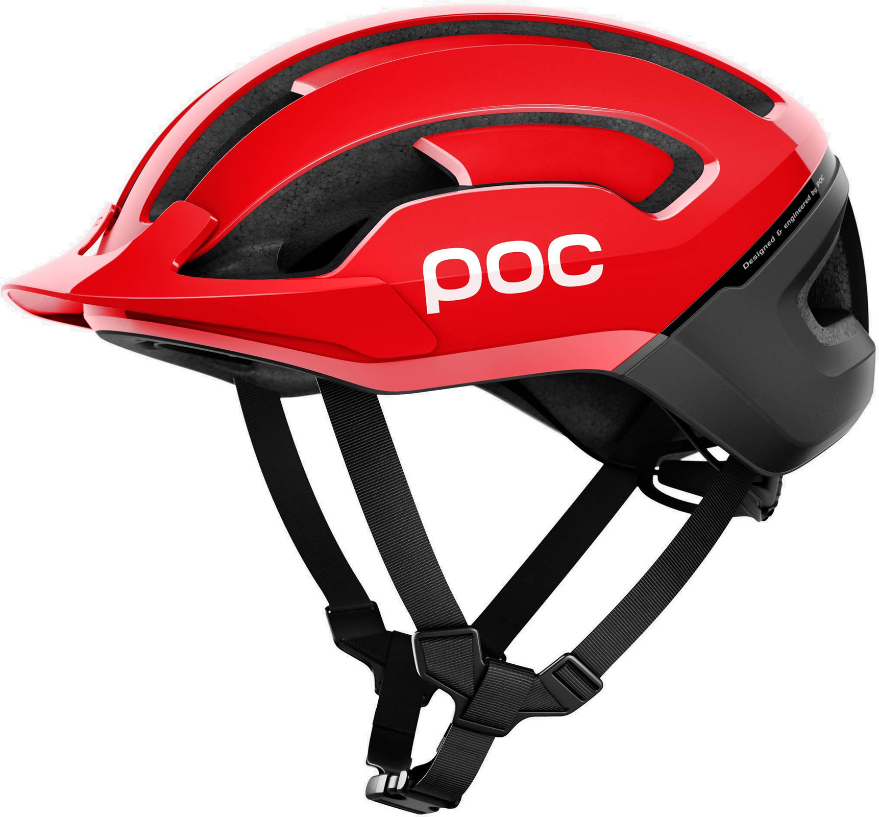 Cyklistická helma POC Omne Air Resistance SPIN Prismane Red 56-62 Cyklistická helma
