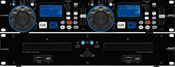 Rackový DJ prehrávač IMG Stage Line CD-230USB (Zánovné) - 1
