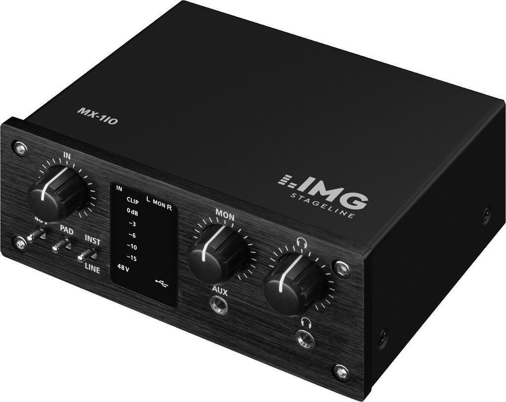 Interfaz de audio USB IMG Stage Line MX-1IO